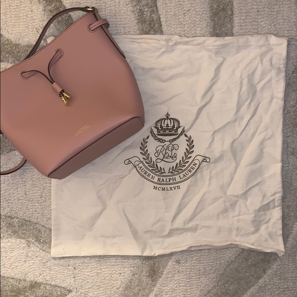 Blush mini bucket bag by Lauren Ralph Lauren - Picture 7 of 8